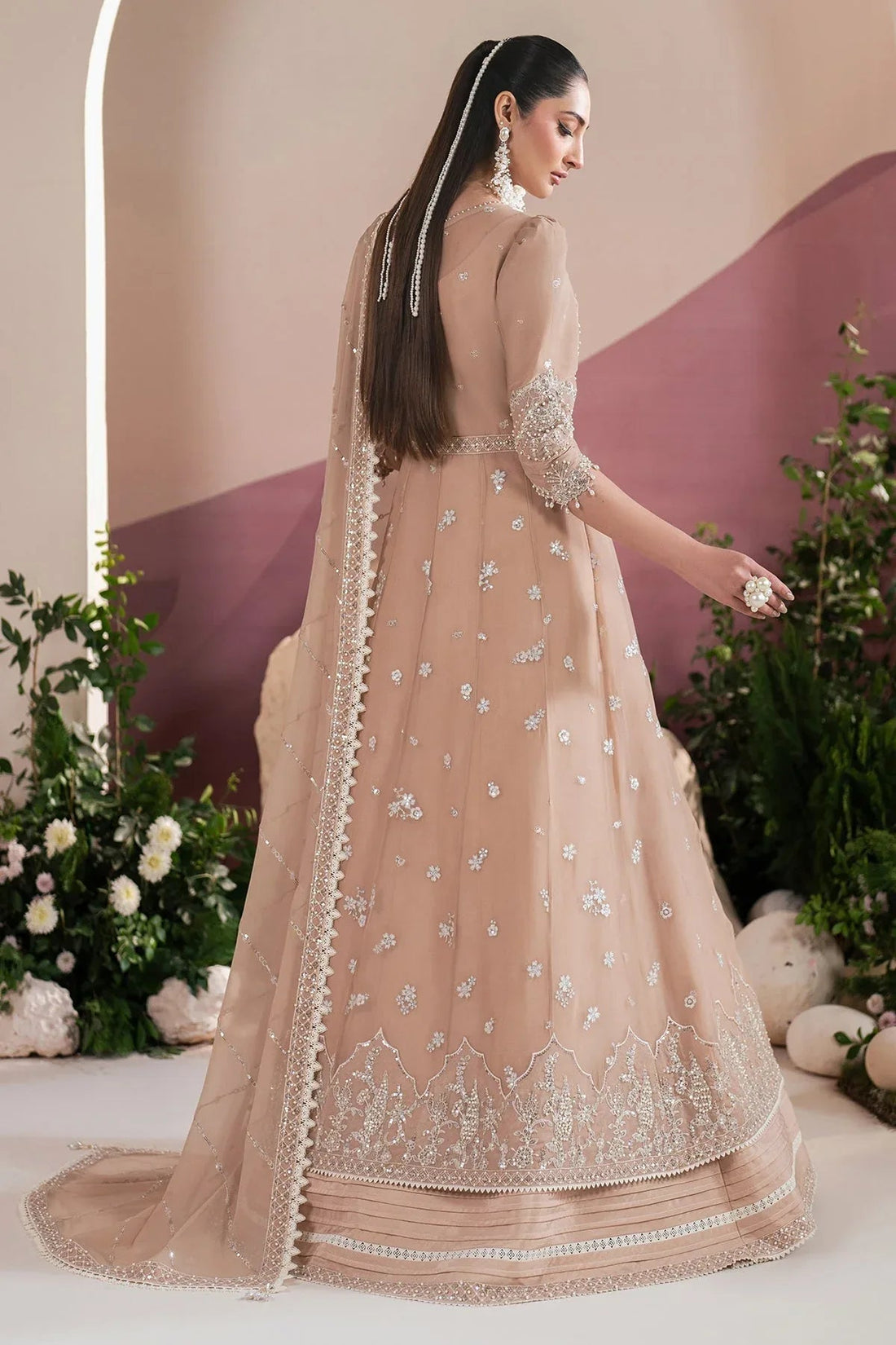 Alizeh | Handcrafted Eid Edit 25 | AF-HM-4039-Sakura - Aqsa Fabrics