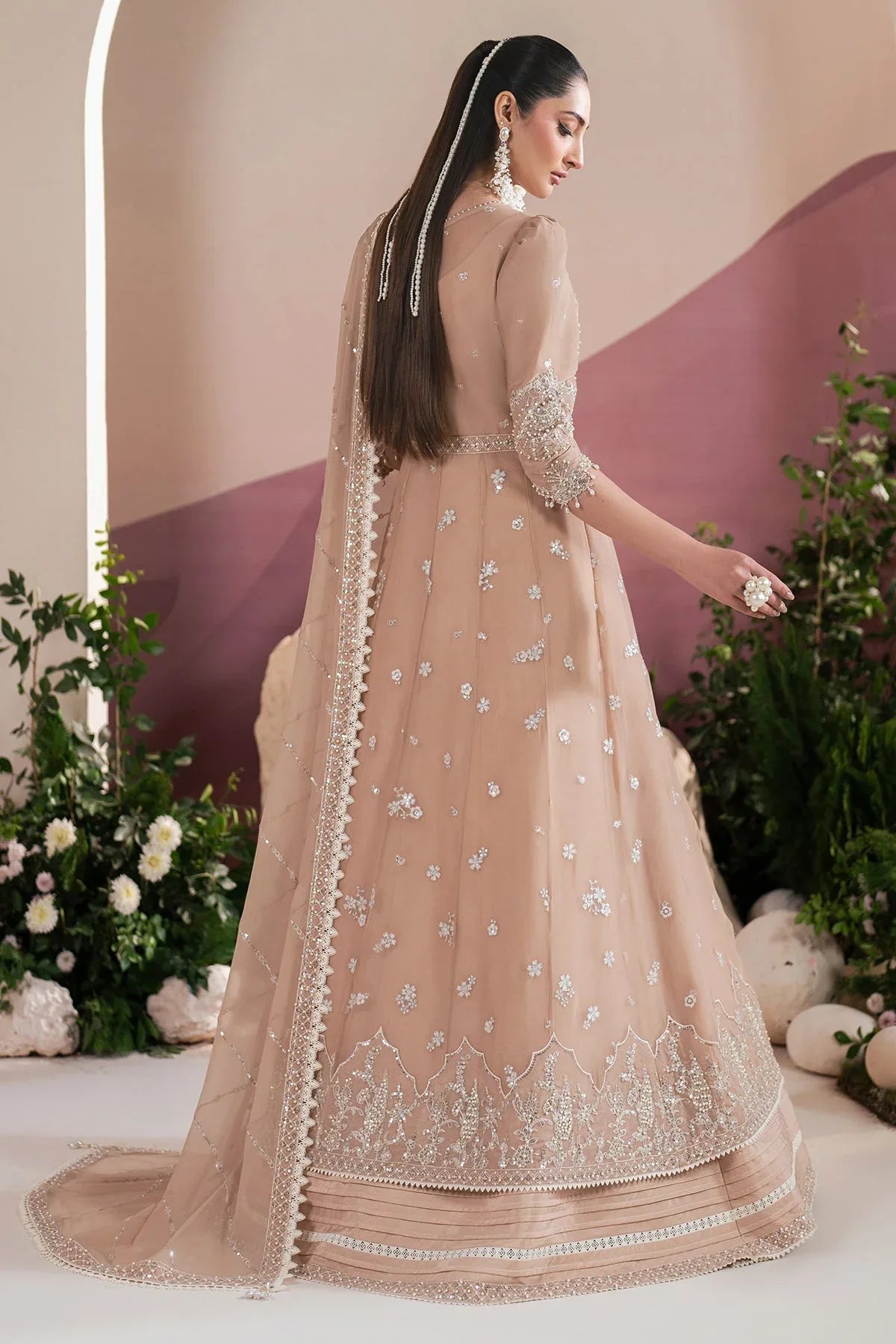 Alizeh | Handcrafted Eid Edit 25 | AF-HM-4039-Sakura - Aqsa Fabrics