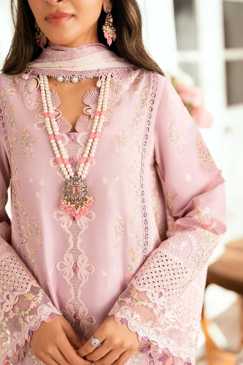 Qalamkar | Luxury Lawn Eid Edit | SB-06 Komal - Aqsa Fabrics