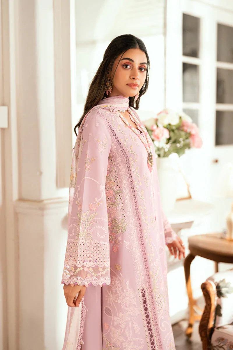 Qalamkar | Luxury Lawn Eid Edit | SB-06 Komal - Aqsa Fabrics