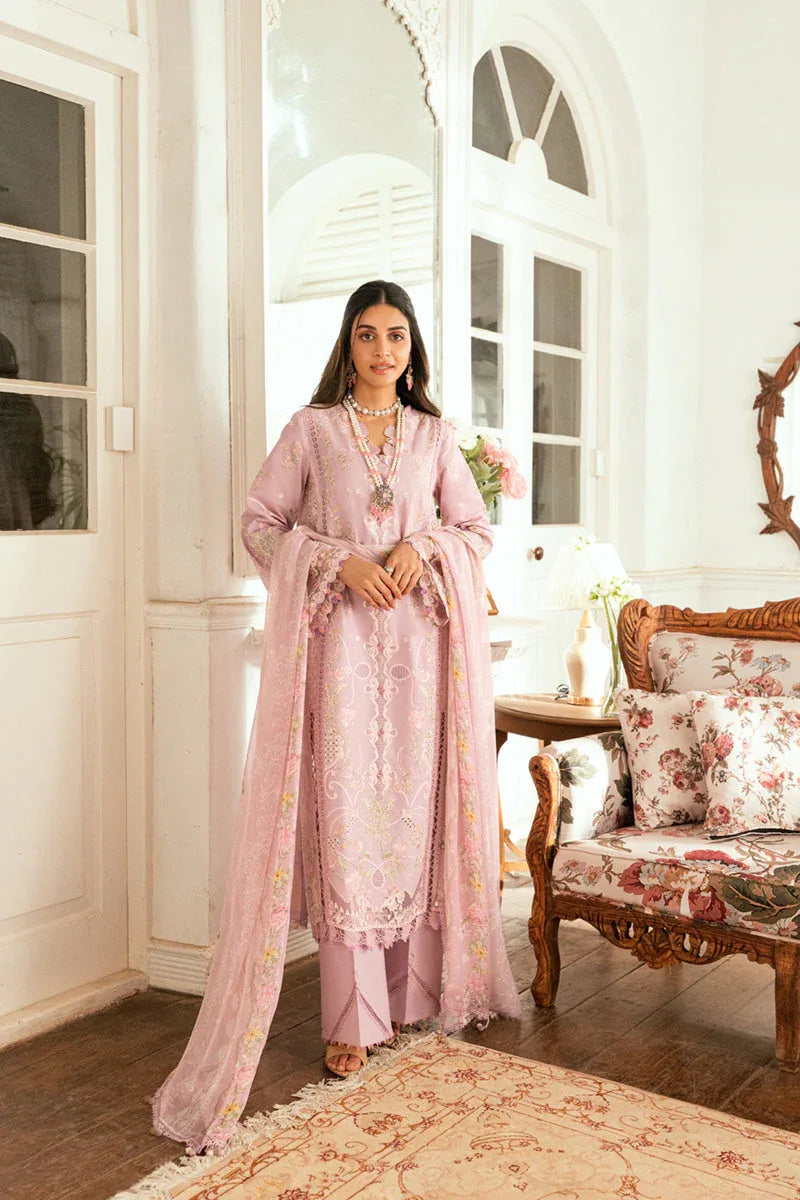 Qalamkar | Luxury Lawn Eid Edit | SB-06 Komal - Aqsa Fabrics