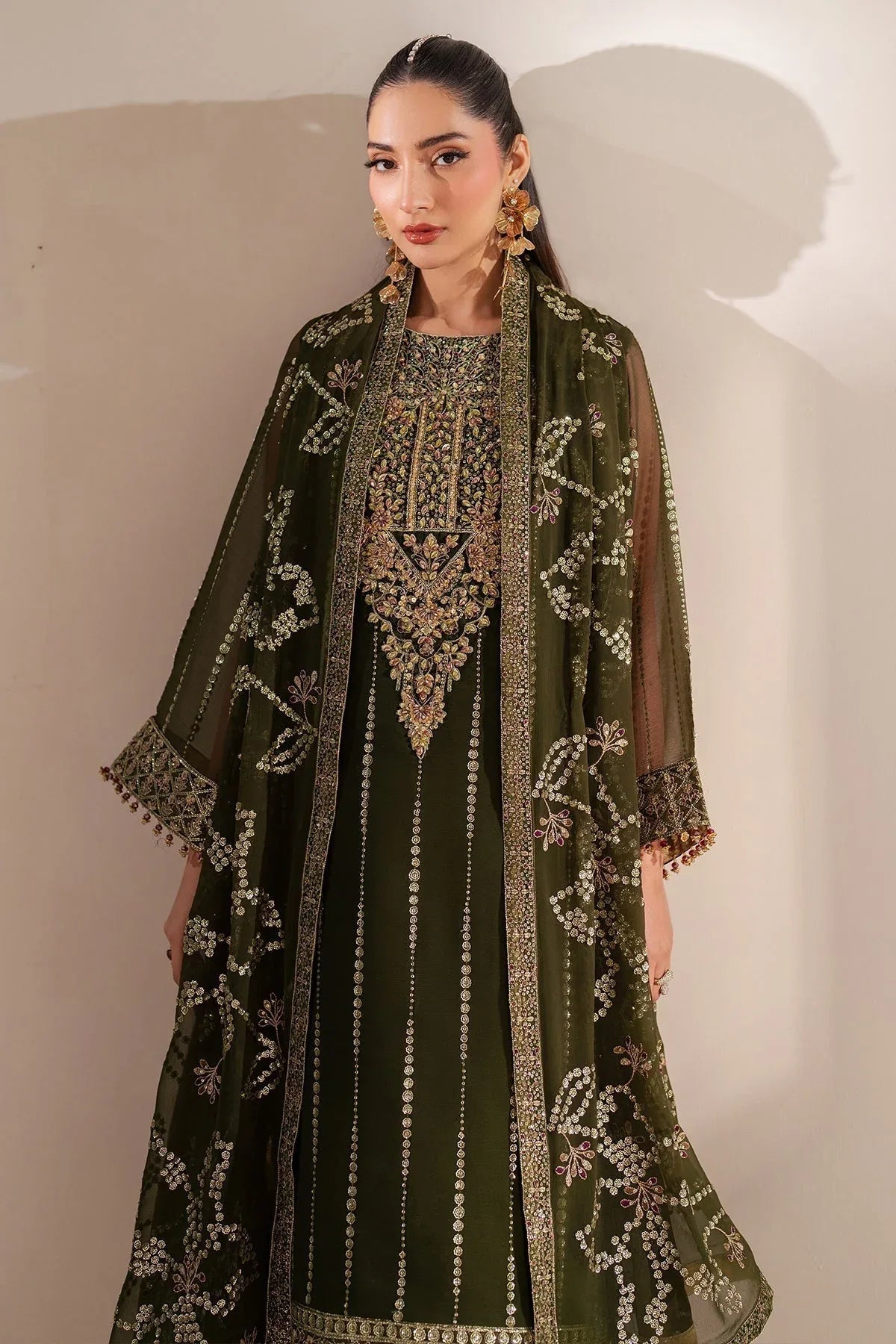 Alizeh | Handcrafted Eid Edit 25 | AF-HM-4033-Olivia - Aqsa Fabrics