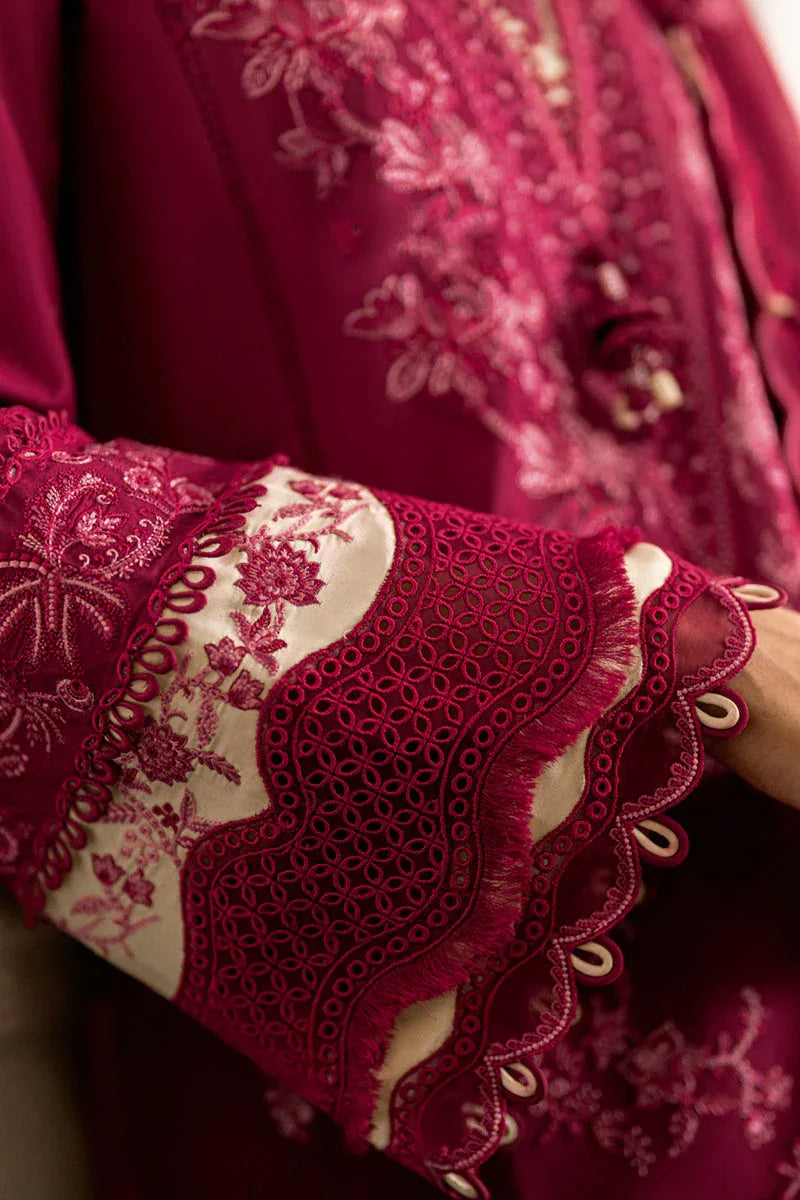 Qalamkar | Luxury Lawn Eid Edit | SB-02 Sameen - Aqsa Fabrics
