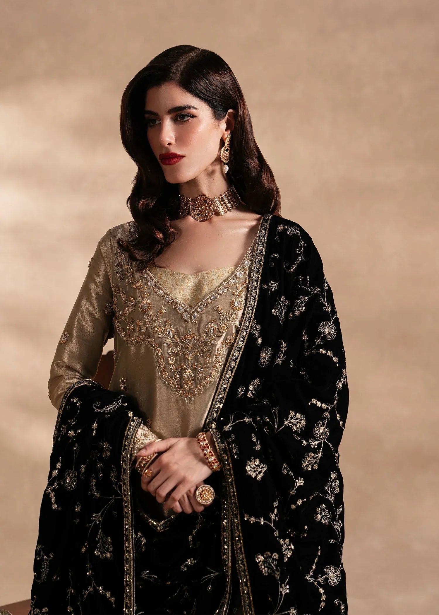 Sadaf Fawad Khan | Nafees Formals 25 | Nuhaz - Aqsa Fabrics