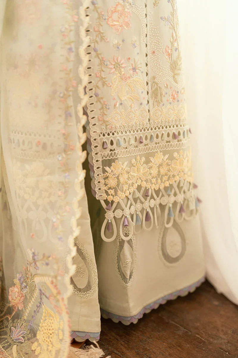 Qalamkar | Luxury Lawn Eid Edit | SB-08 Rimsha - Aqsa Fabrics