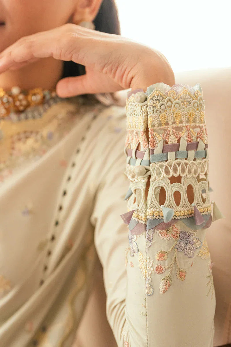Qalamkar | Luxury Lawn Eid Edit | SB-08 Rimsha - Aqsa Fabrics