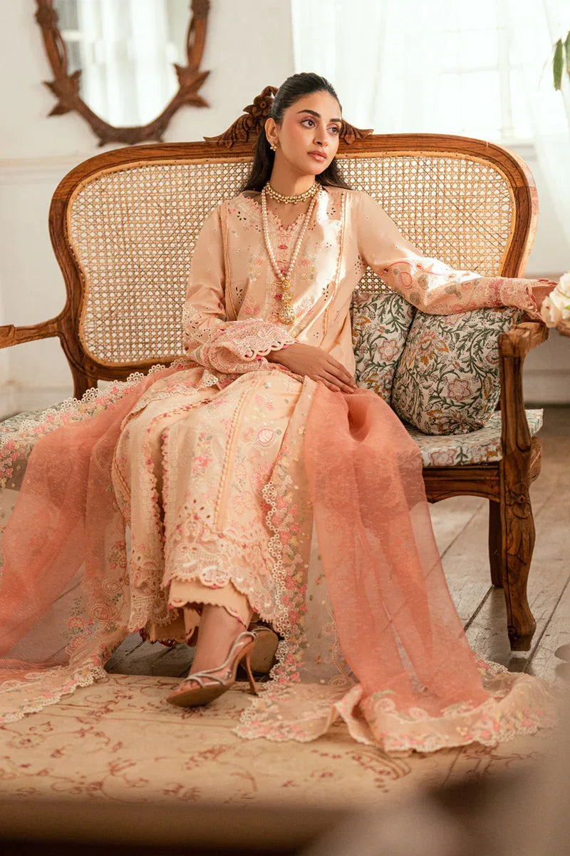 Qalamkar | Luxury Lawn Eid Edit | SB-07 Zoya - Aqsa Fabrics