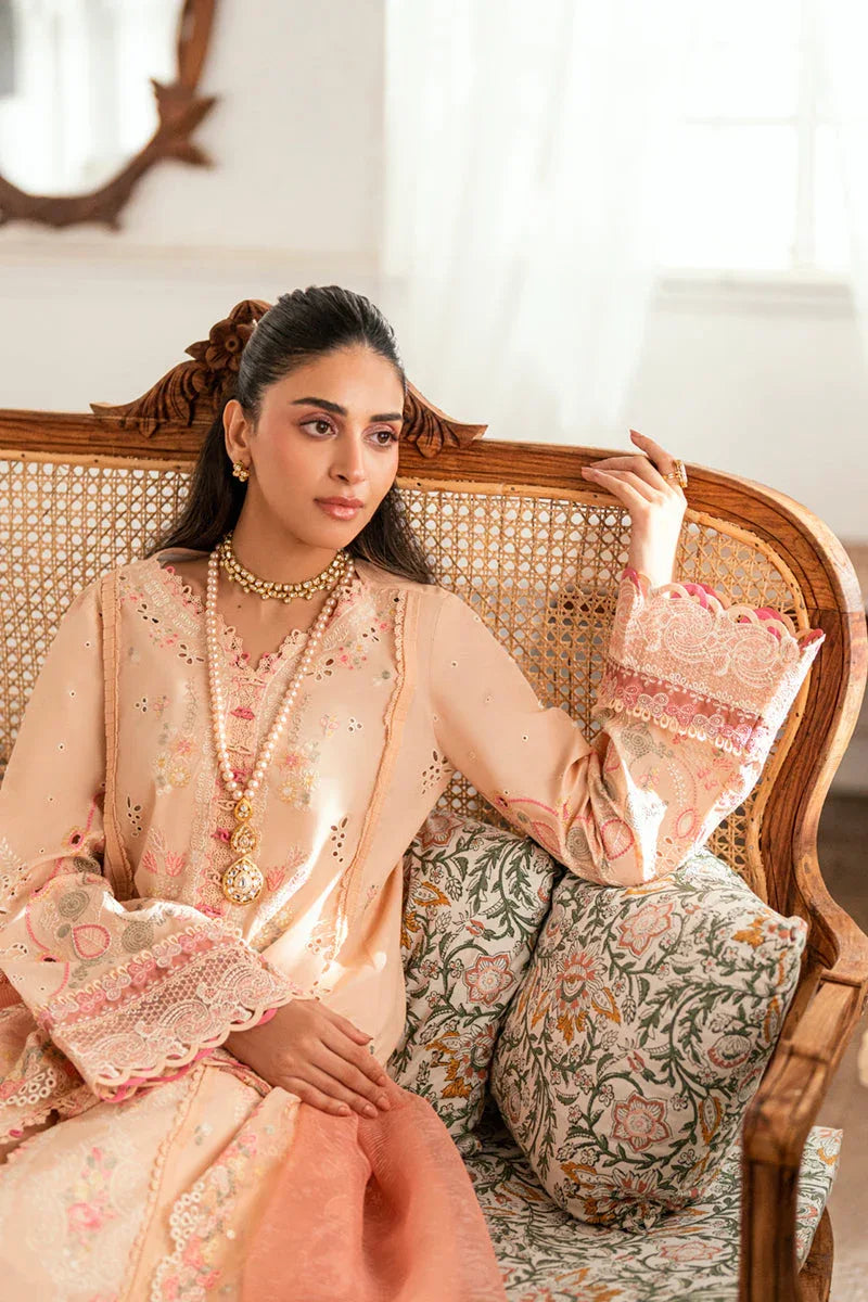 Qalamkar | Luxury Lawn Eid Edit | SB-07 Zoya - Aqsa Fabrics