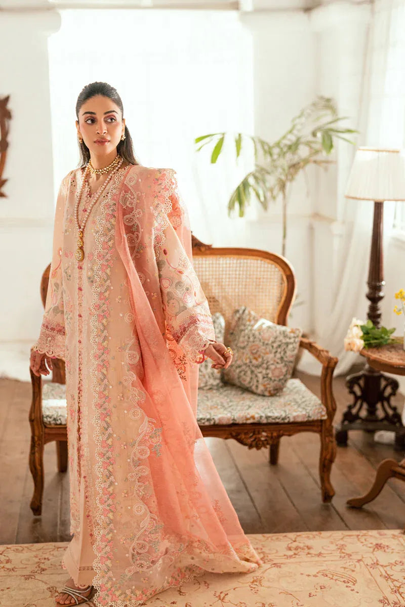 Qalamkar | Luxury Lawn Eid Edit | SB-07 Zoya - Aqsa Fabrics