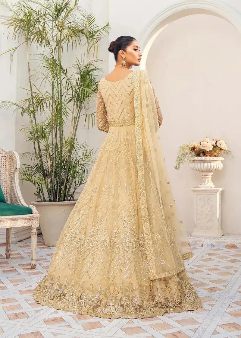 Akbar Aslam | Riwayat-e-Khas | Citrine - Aqsa Fabrics