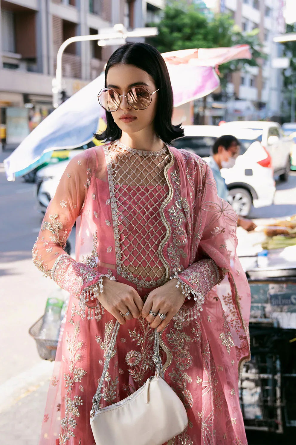 Saad Shaikh | Fleurie Vol 2 | Sandy - Aqsa Fabrics