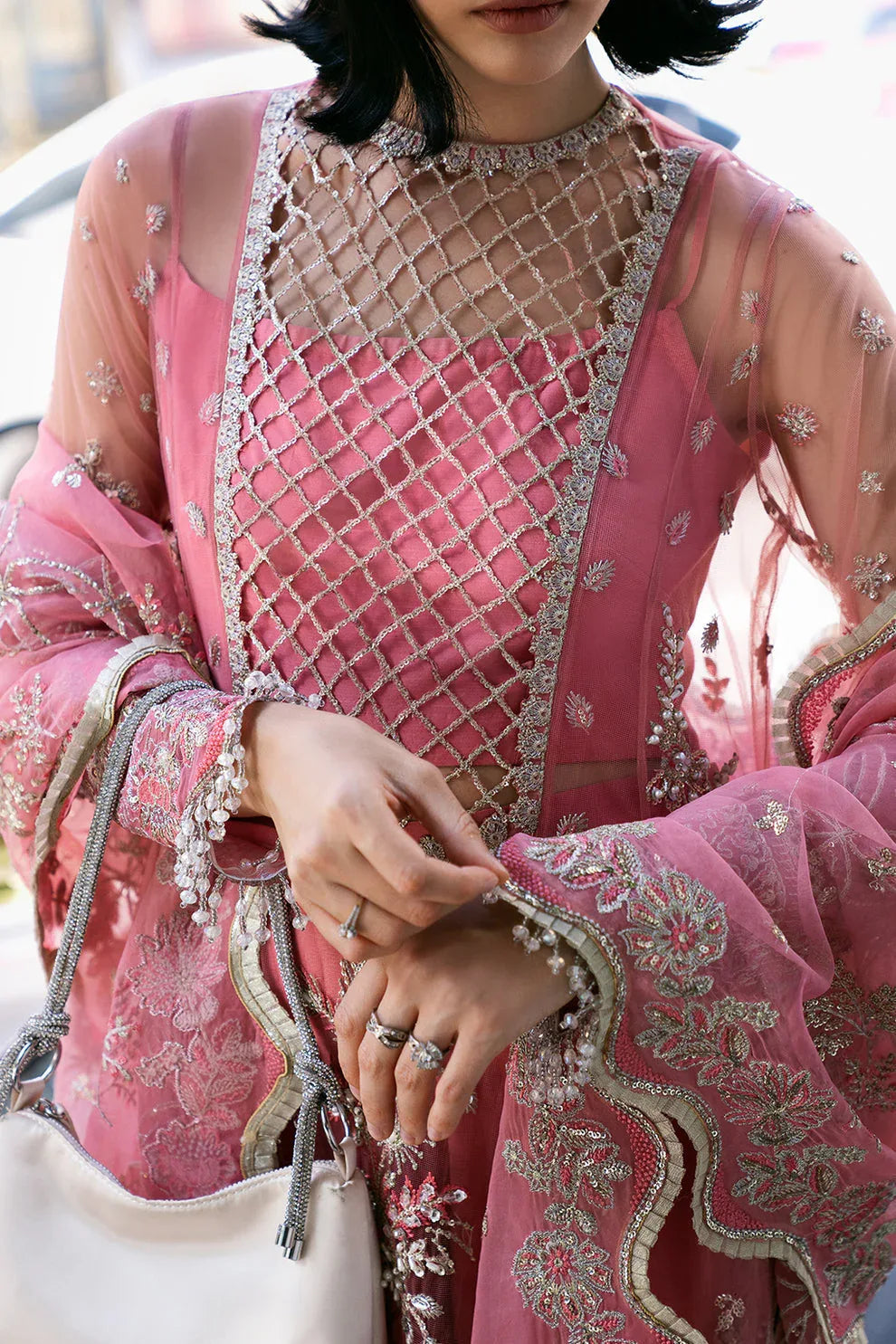 Saad Shaikh | Fleurie Vol 2 | Sandy - Aqsa Fabrics