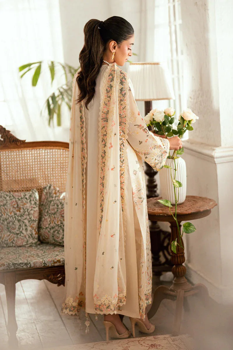 Qalamkar | Luxury Lawn Eid Edit | SB-01 Rina - Aqsa Fabrics