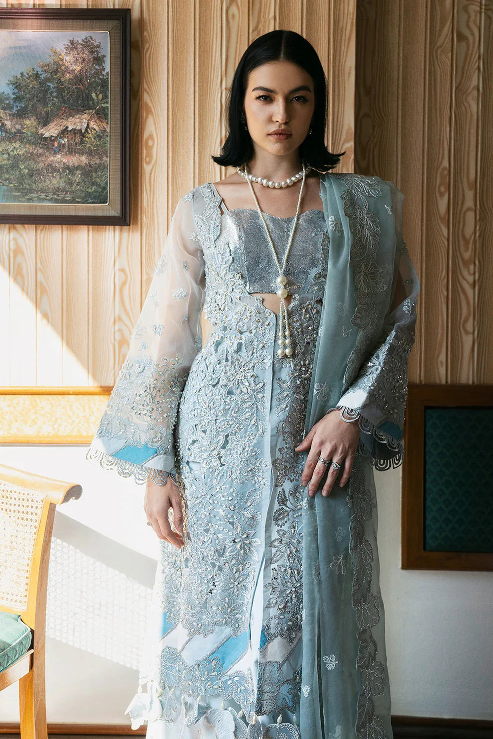 Saad Shaikh | Fleurie Vol 2 | Lyla - Aqsa Fabrics