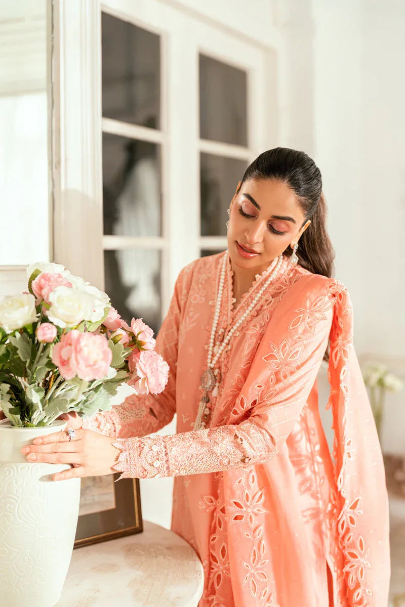 Qalamkar | Luxury Lawn Eid Edit | SB-12 Jafa - Aqsa Fabrics