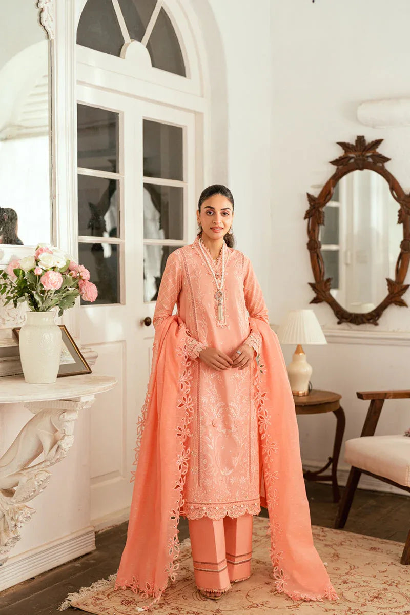 Qalamkar | Luxury Lawn Eid Edit | SB-12 Jafa - Aqsa Fabrics