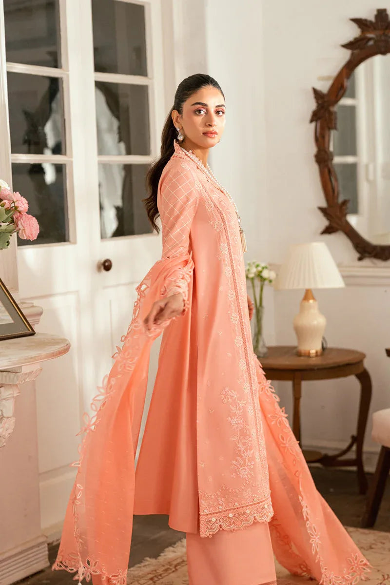 Qalamkar | Luxury Lawn Eid Edit | SB-12 Jafa - Aqsa Fabrics