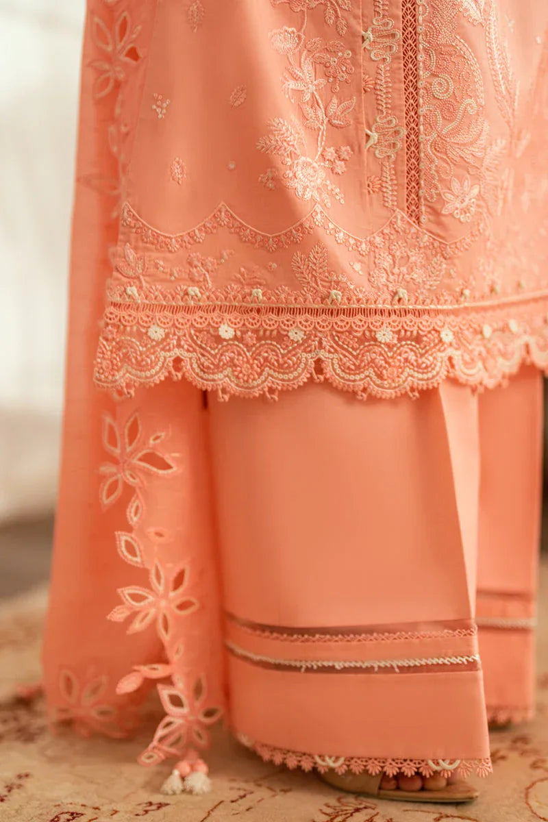 Qalamkar | Luxury Lawn Eid Edit | SB-12 Jafa - Aqsa Fabrics