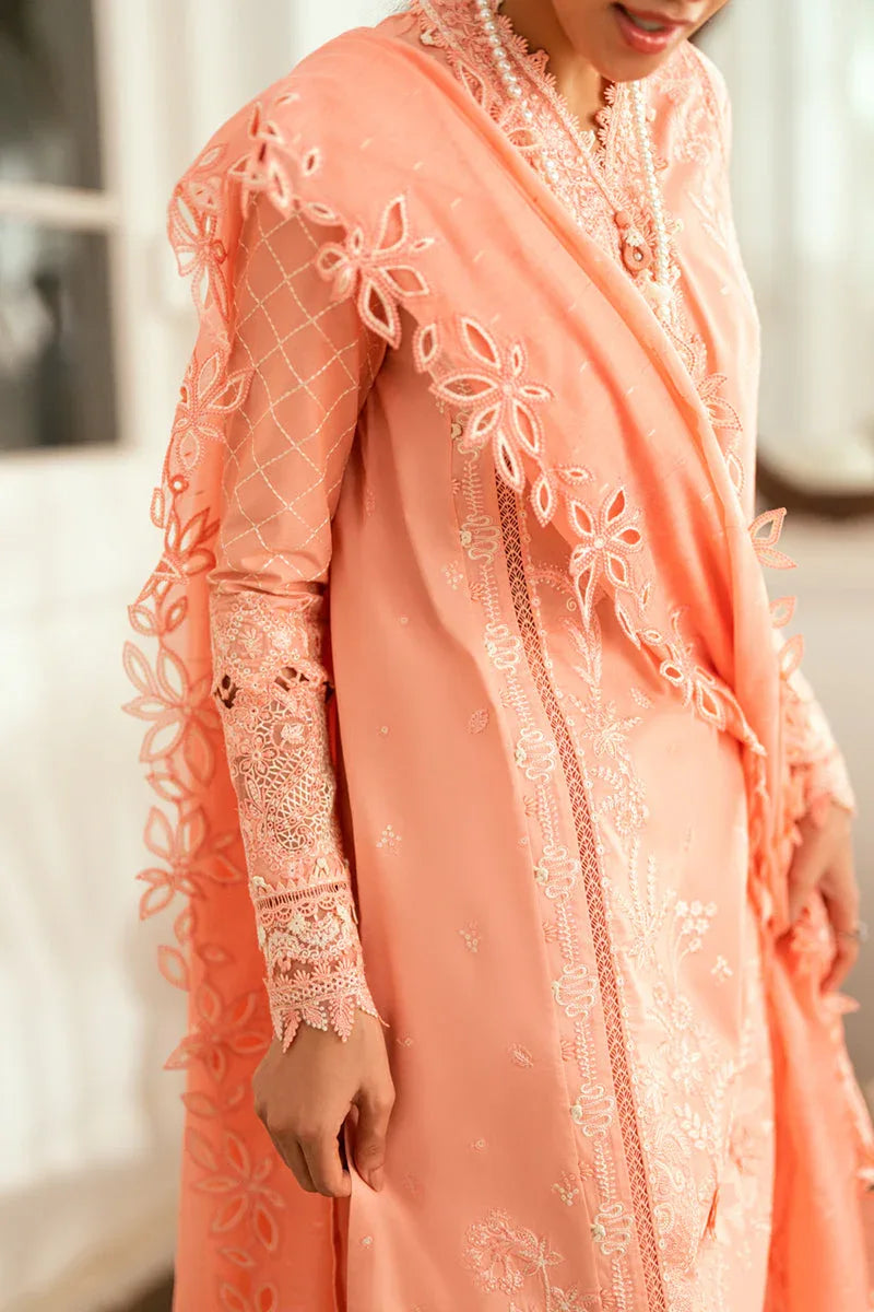 Qalamkar | Luxury Lawn Eid Edit | SB-12 Jafa - Aqsa Fabrics
