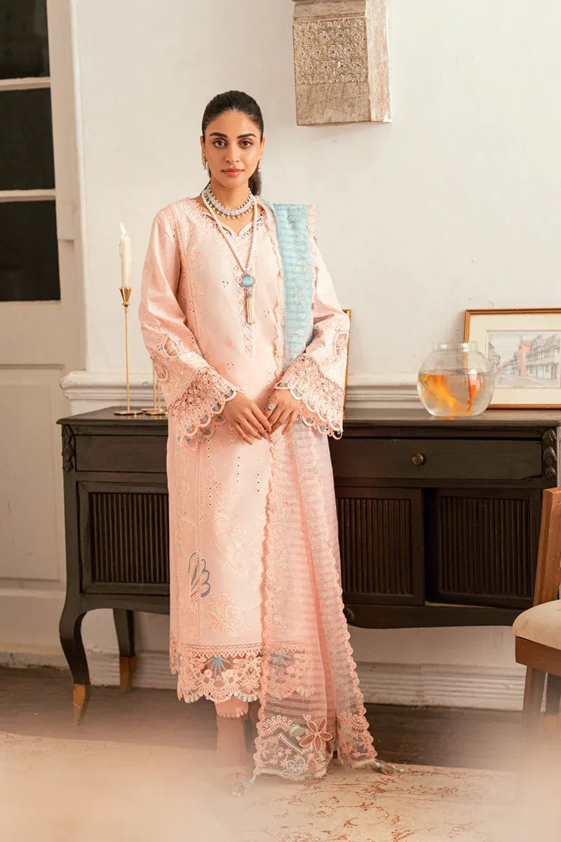 Qalamkar | Luxury Lawn Eid Edit | SB-05 Aleeza - Aqsa Fabrics