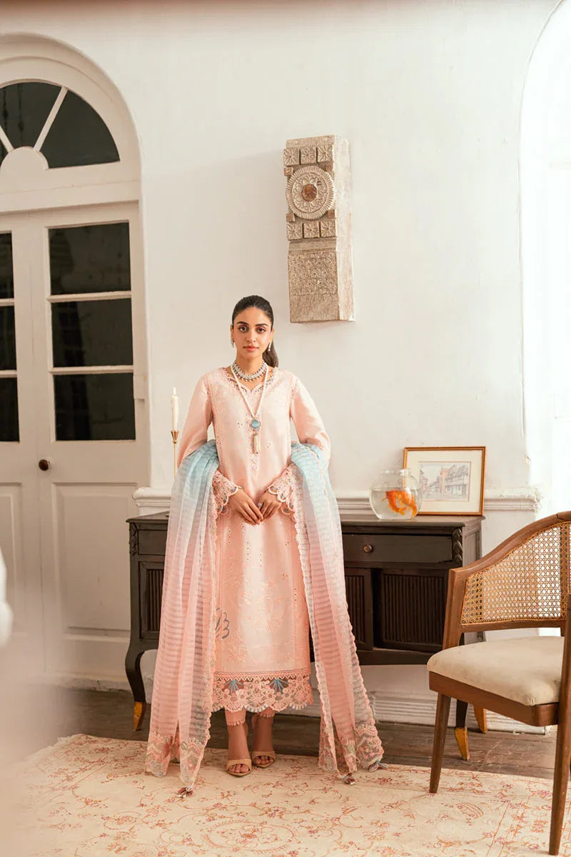 Qalamkar | Luxury Lawn Eid Edit | SB-05 Aleeza - Aqsa Fabrics