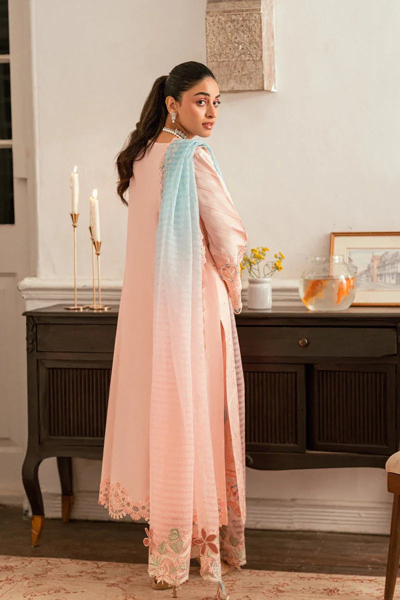 Qalamkar | Luxury Lawn Eid Edit | SB-05 Aleeza - Aqsa Fabrics
