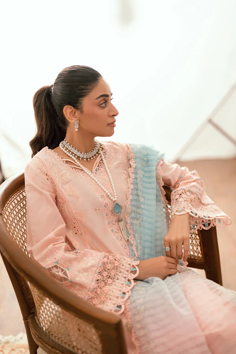 Qalamkar | Luxury Lawn Eid Edit | SB-05 Aleeza - Aqsa Fabrics