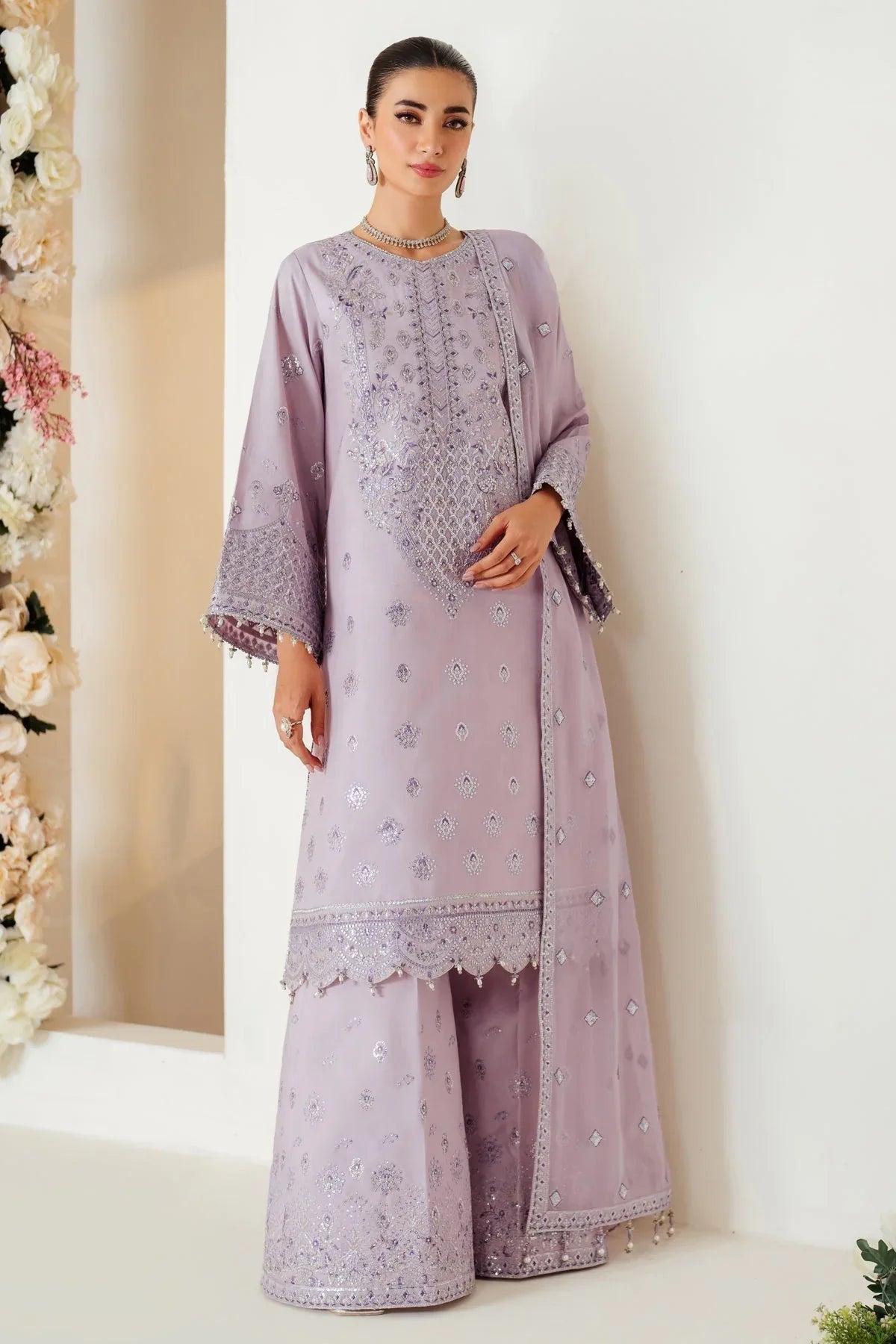 Alizeh | Luxury Raw Silk | AF-RS-02-BERRY - Aqsa Fabrics