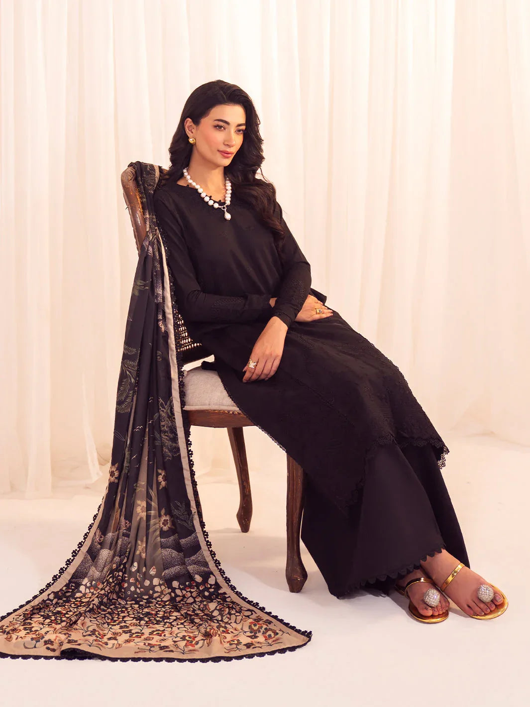 Faiza Faisal | Celine Eid 25 | GRETA - Aqsa Fabrics
