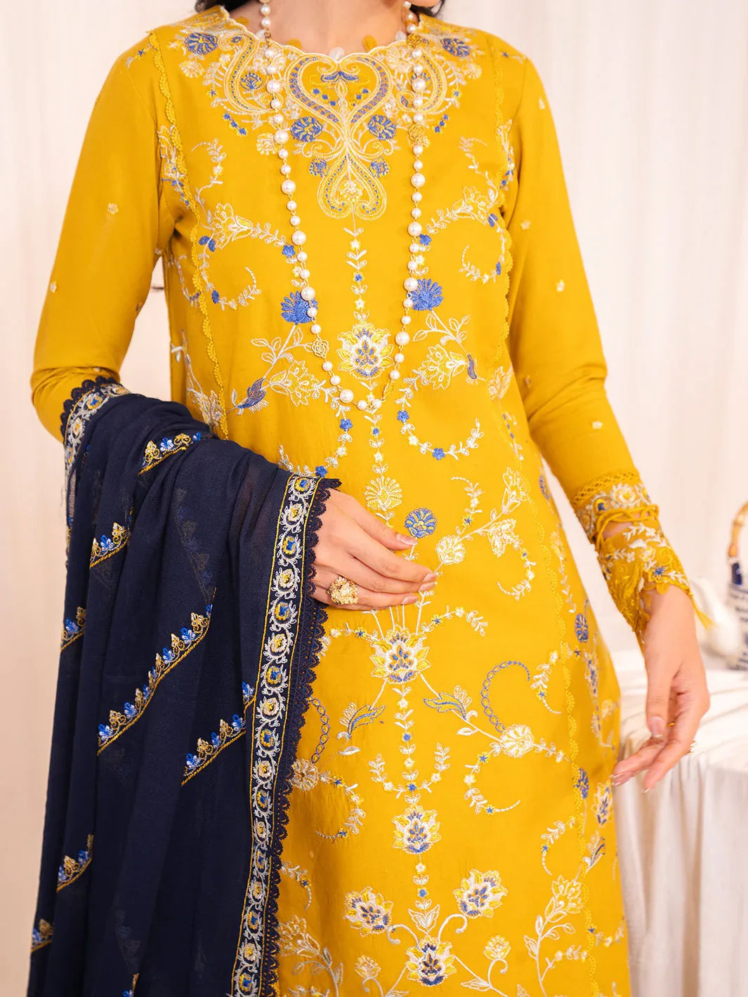 Faiza Faisal | Celine Eid 25 | FREYA - Aqsa Fabrics