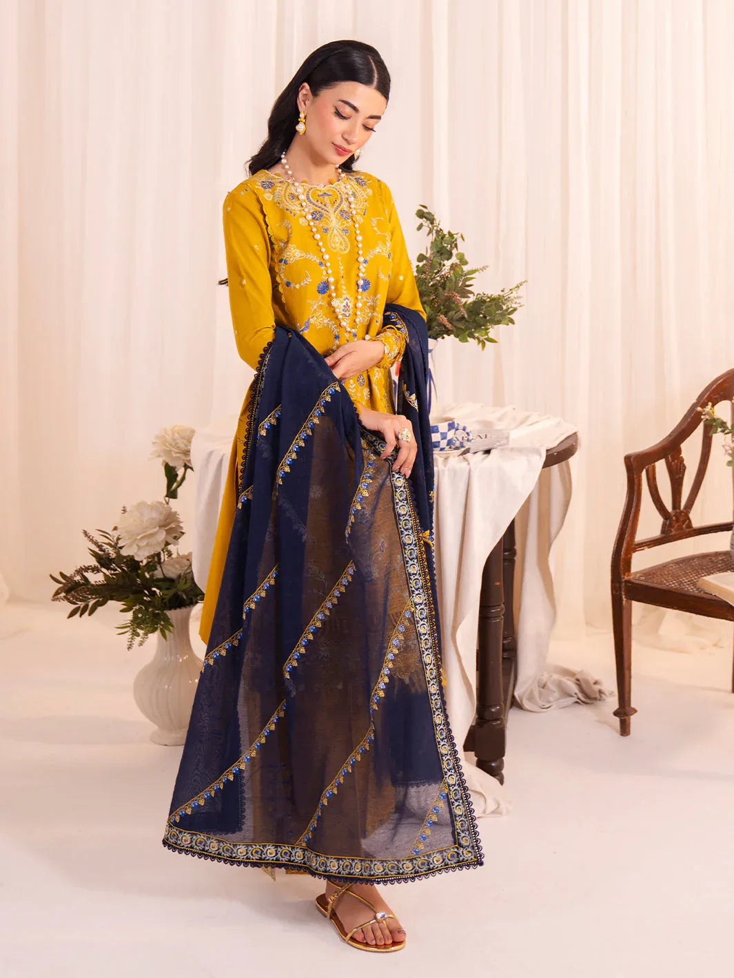 Faiza Faisal | Celine Eid 25 | FREYA - Aqsa Fabrics