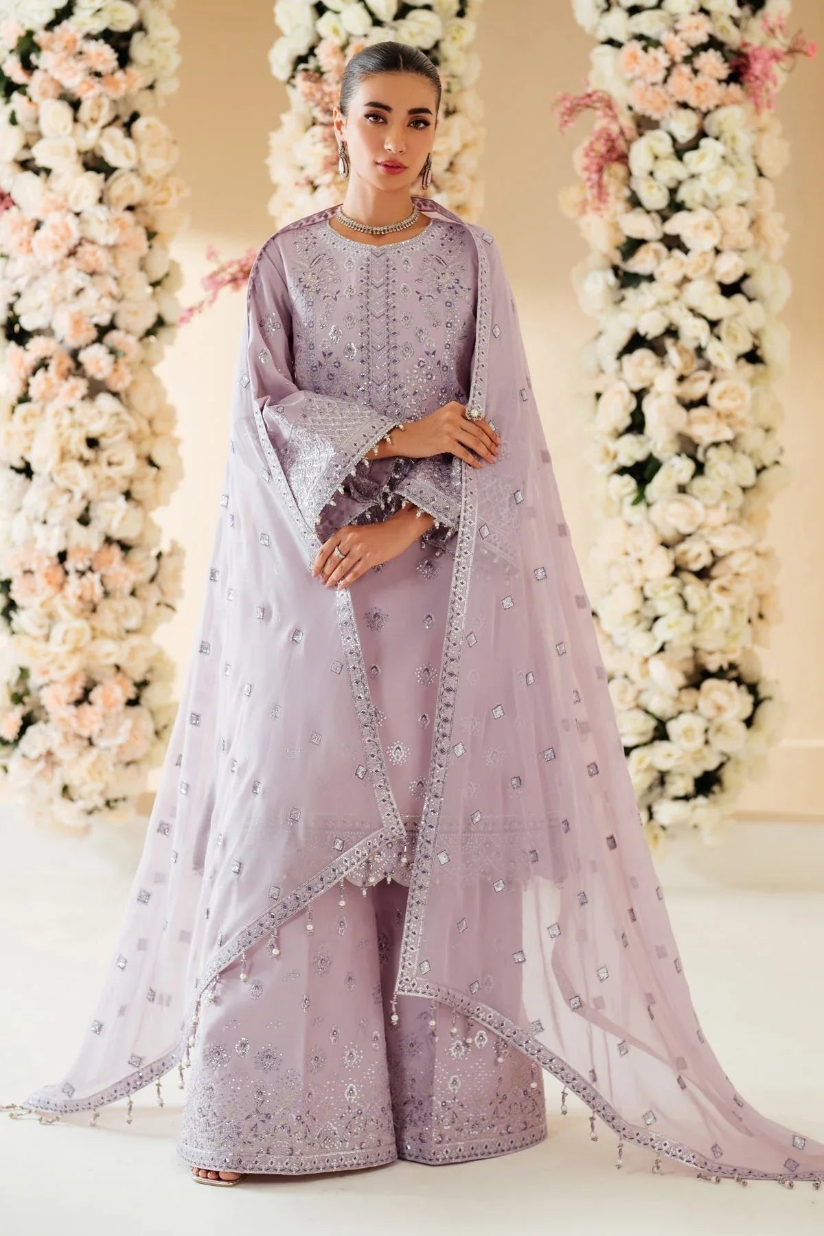 Alizeh | Luxury Raw Silk | AF-RS-02-BERRY - Aqsa Fabrics