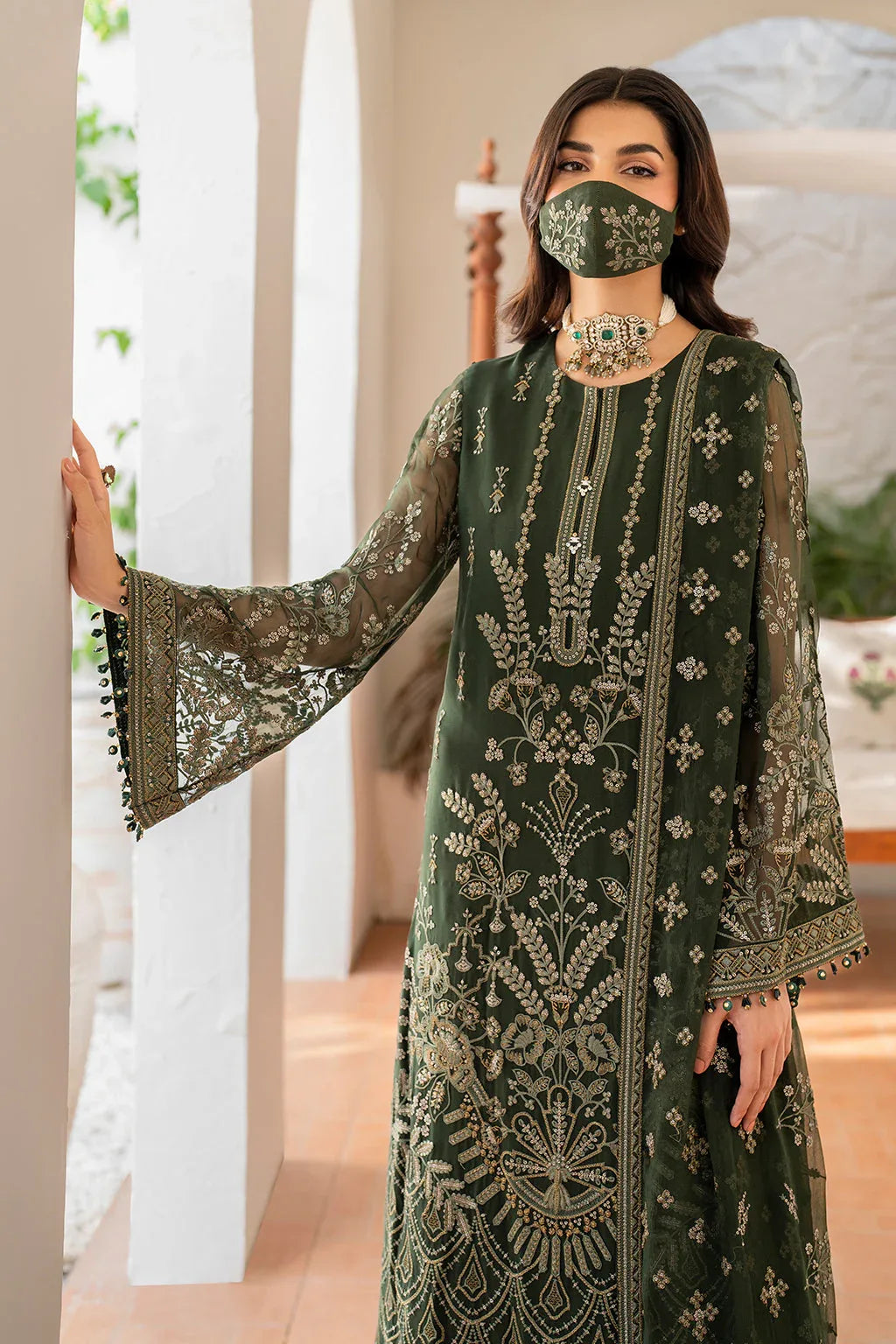 Flossie | Naqsh Formals | S-1401 - Aqsa Fabrics