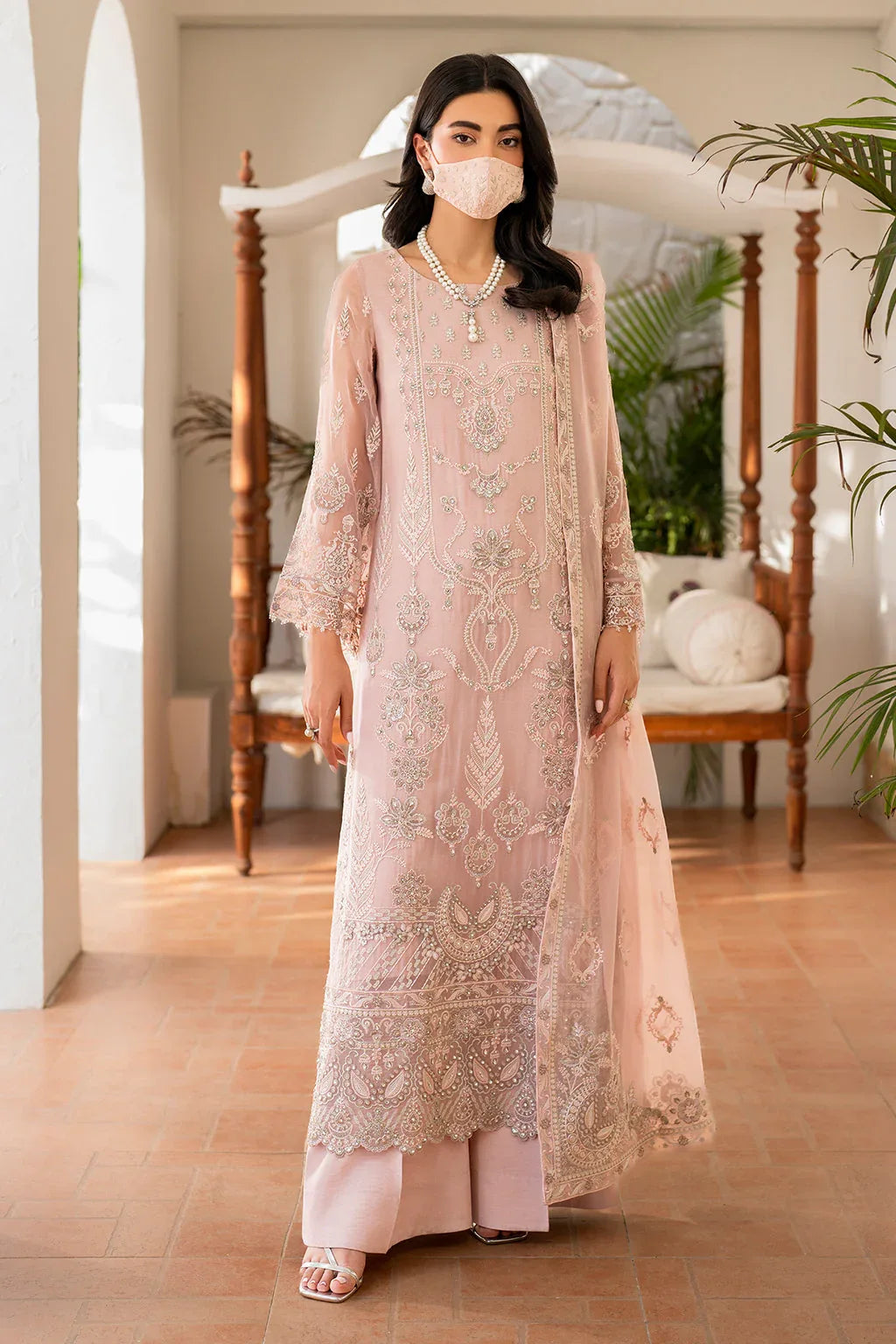 Flossie | Naqsh Formals | S-1403 (A) - Aqsa Fabrics