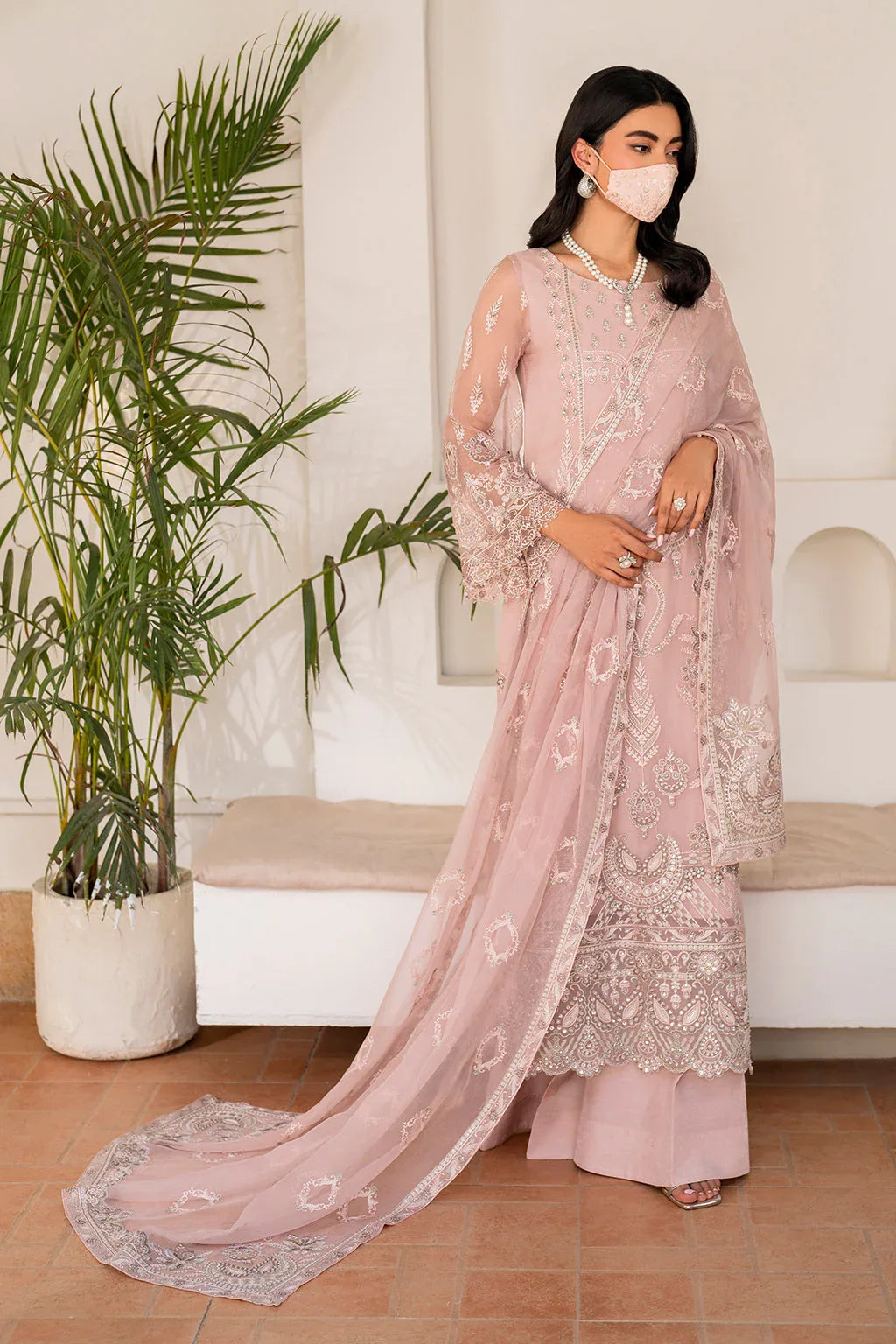 Flossie | Naqsh Formals | S-1403 (A) - Aqsa Fabrics