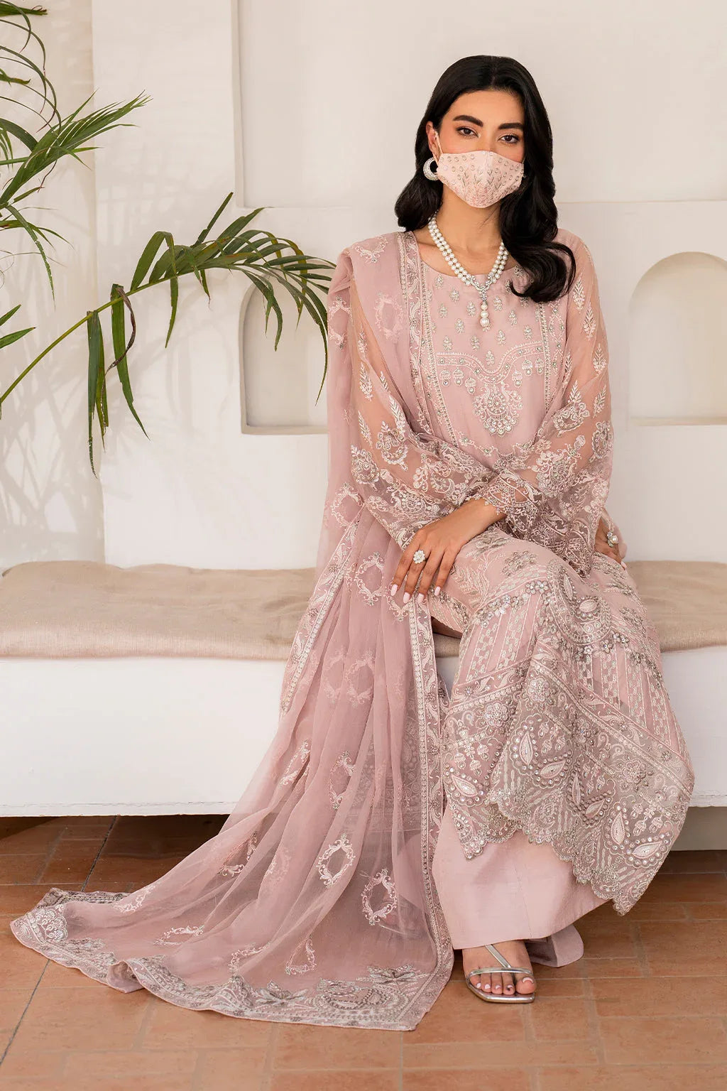 Flossie | Naqsh Formals | S-1403 (A) - Aqsa Fabrics