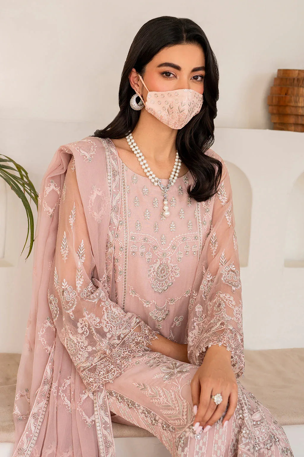 Flossie | Naqsh Formals | S-1403 (A) - Aqsa Fabrics