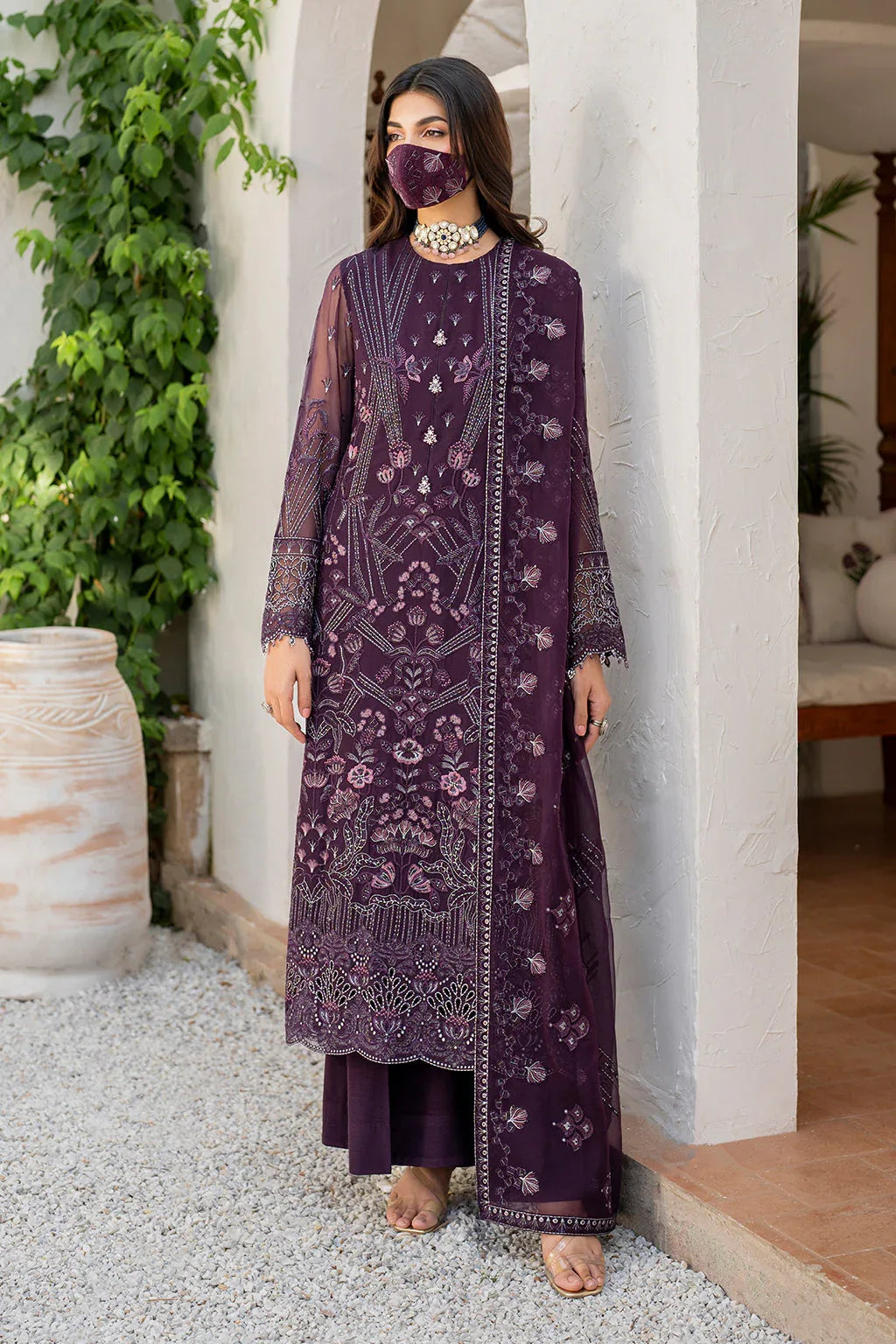 Flossie | Naqsh Formals | S-1409 - Aqsa Fabrics