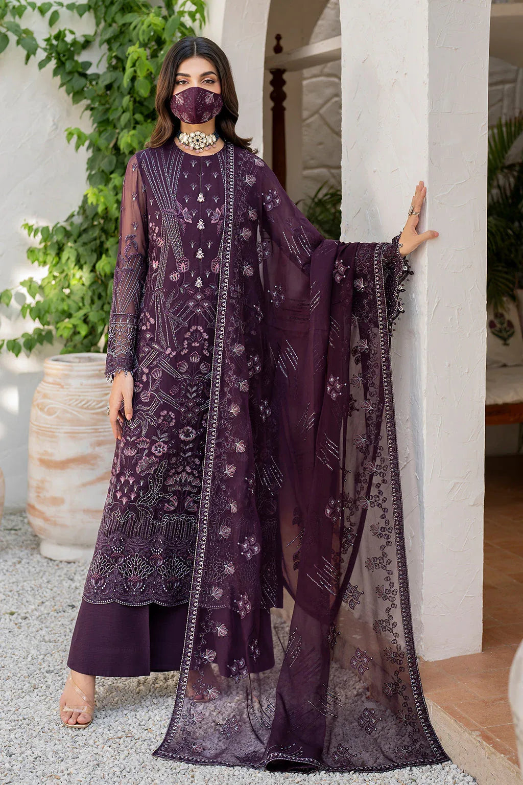 Flossie | Naqsh Formals | S-1409 - Aqsa Fabrics