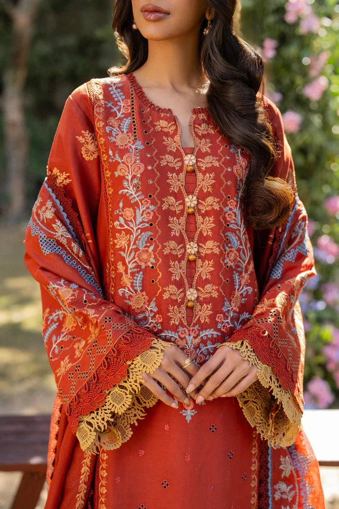 Florent | Chikankari Eid 25 | FLC- 2B - Aqsa Fabrics