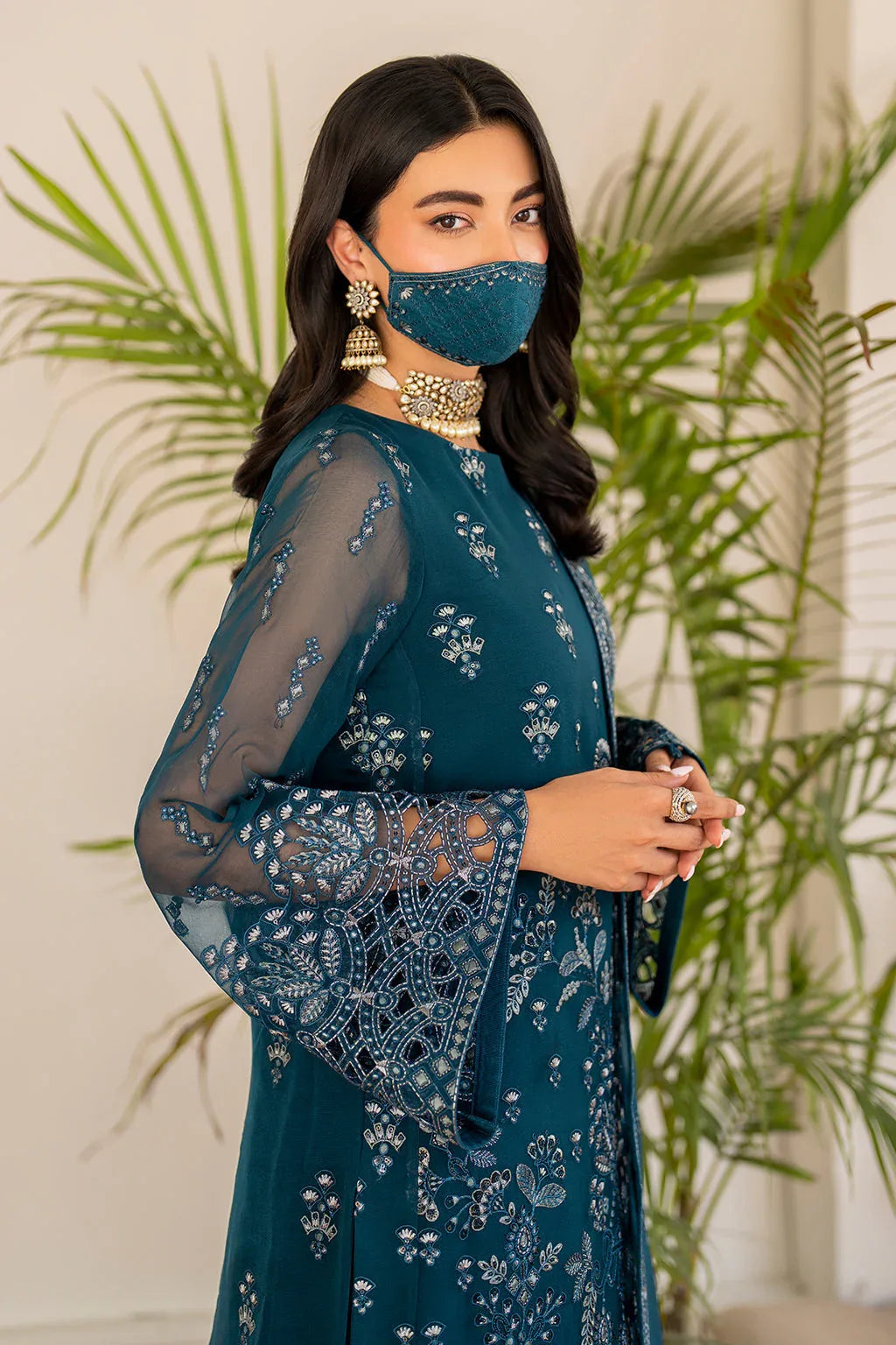 Flossie | Naqsh Formals | S-1410 - Aqsa Fabrics