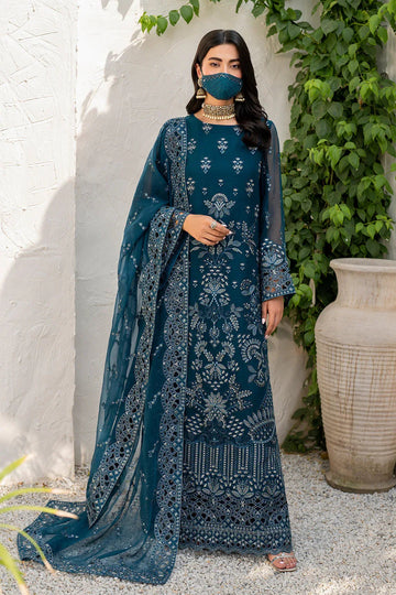 Flossie | Naqsh Formals | S-1410 - Aqsa Fabrics