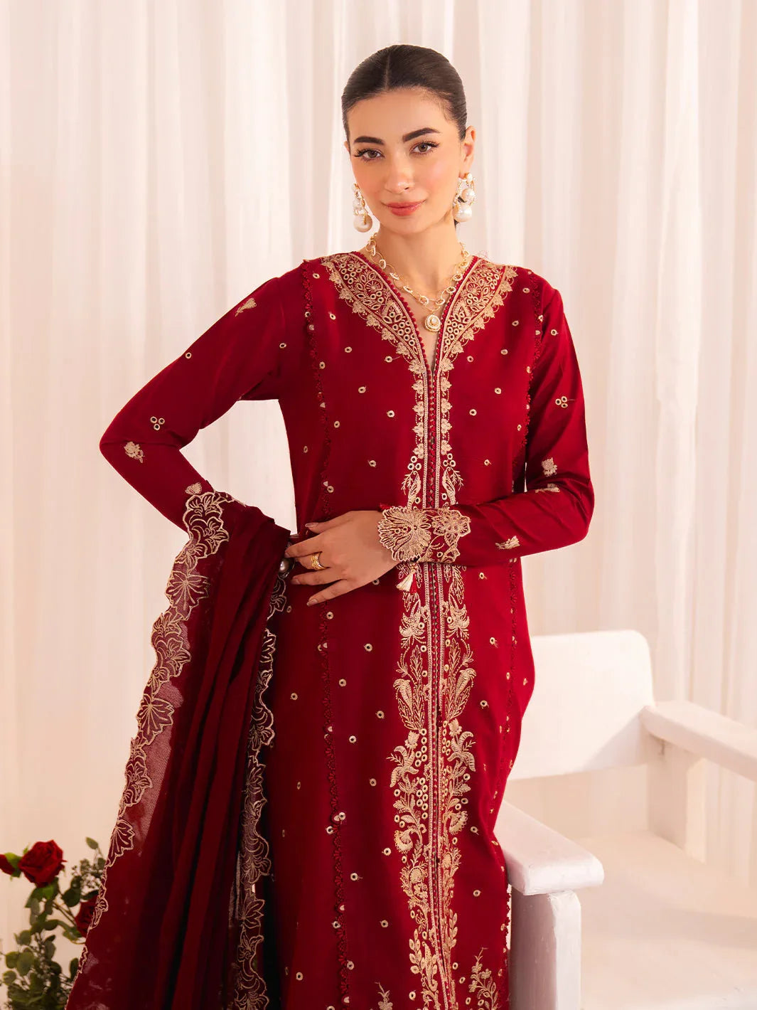 Faiza Faisal | Celine Eid 25 | ELINA - Aqsa Fabrics