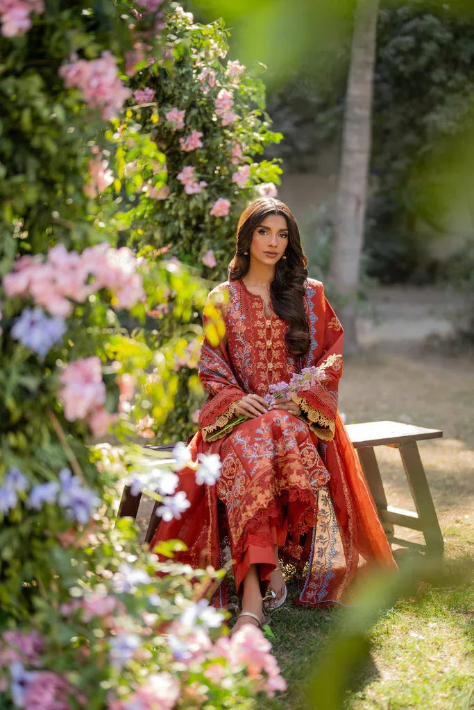 Florent | Chikankari Eid 25 | FLC- 2B - Aqsa Fabrics
