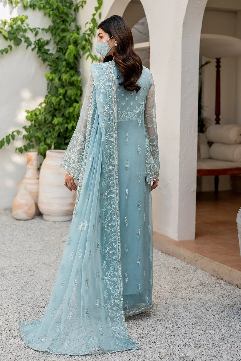 Flossie | Naqsh Formals | S-1405 (A) - Aqsa Fabrics