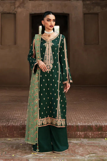 Saad Shaikh | Zaria Festive Pret 25 | EMERALD - Aqsa Fabrics