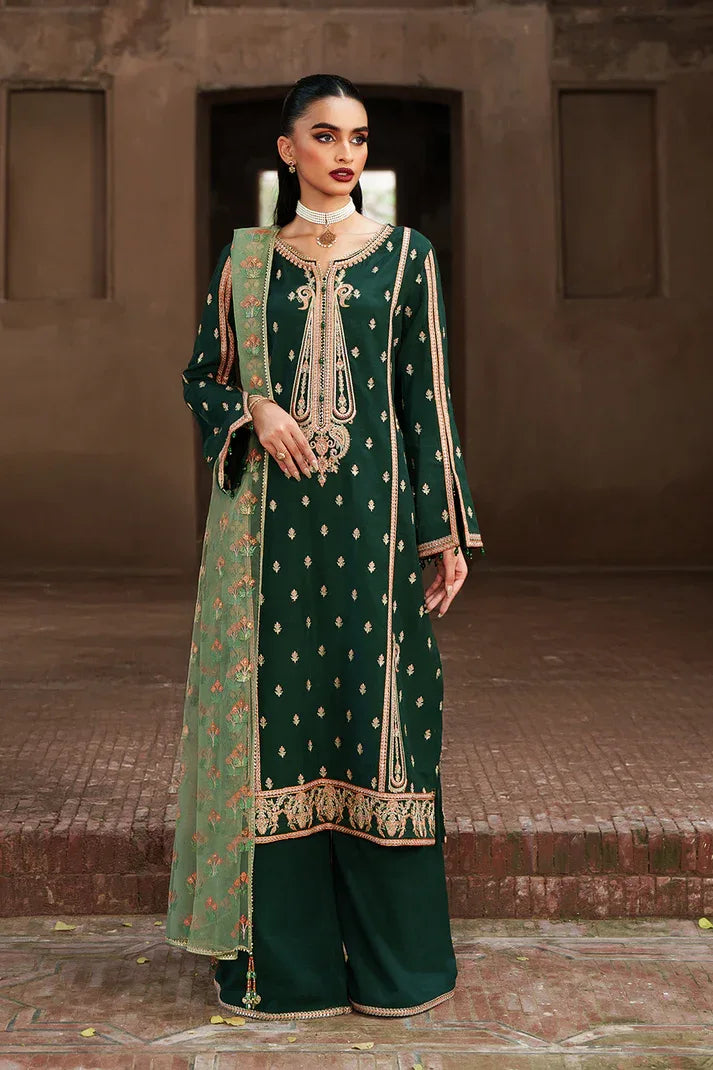 Saad Shaikh | Zaria Festive Pret 25 | EMERALD - Aqsa Fabrics