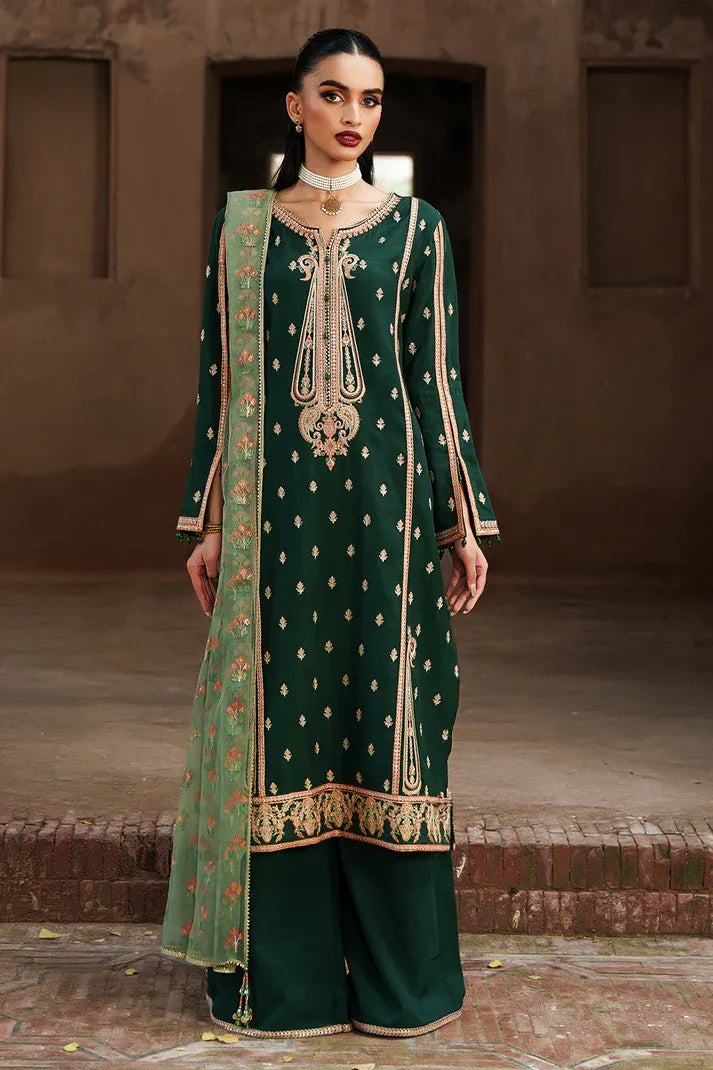 Saad Shaikh | Zaria Festive Pret 25 | EMERALD - Aqsa Fabrics