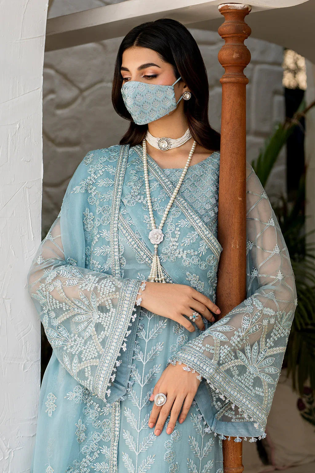 Flossie | Naqsh Formals | S-1405 (A) - Aqsa Fabrics