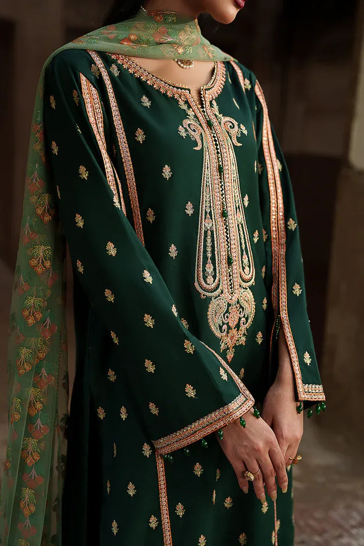Saad Shaikh | Zaria Festive Pret 25 | EMERALD - Aqsa Fabrics